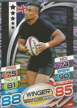 2015 Topps Rugby Attax #104 Julian Savea Front